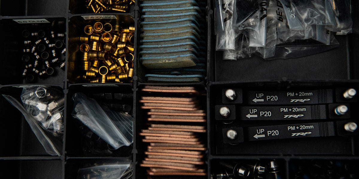 TRP brake pads and disc rotors selection guide for cyclists - complete braking system components"
