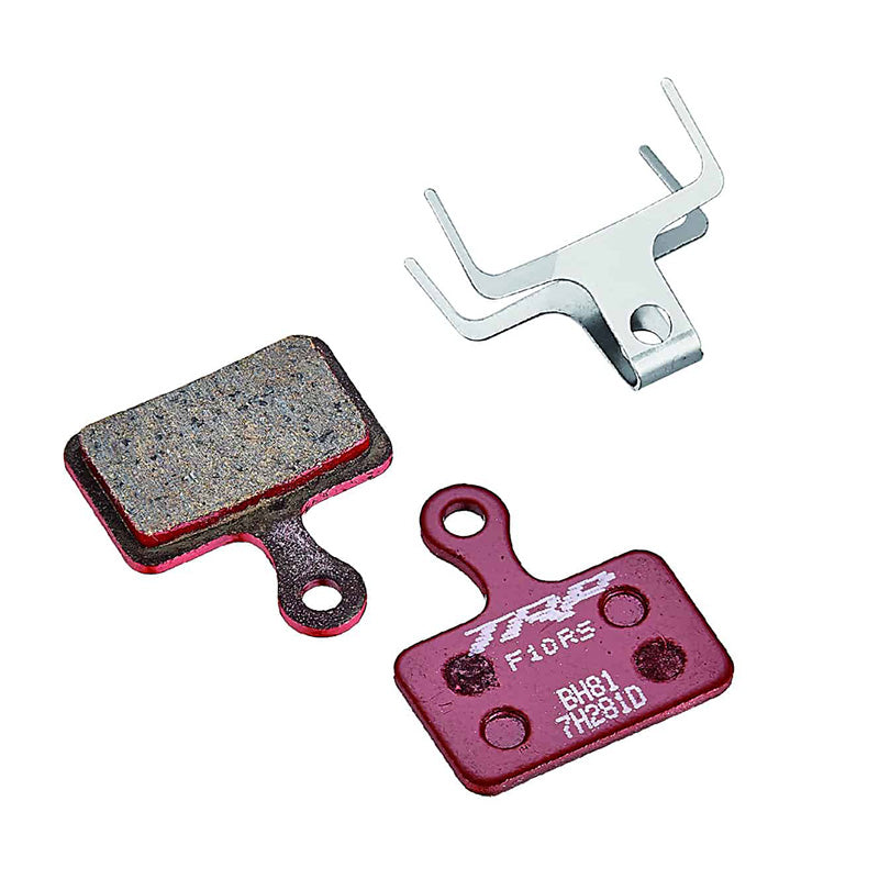 TRP flat mount 2-piston semi-metallic brake pads for reliable all-weather braking