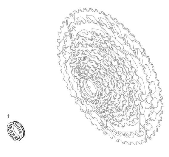 TRP EVO M9050 12-speed cassette for mechanical drivetrain systems -  mountain bike performance"
