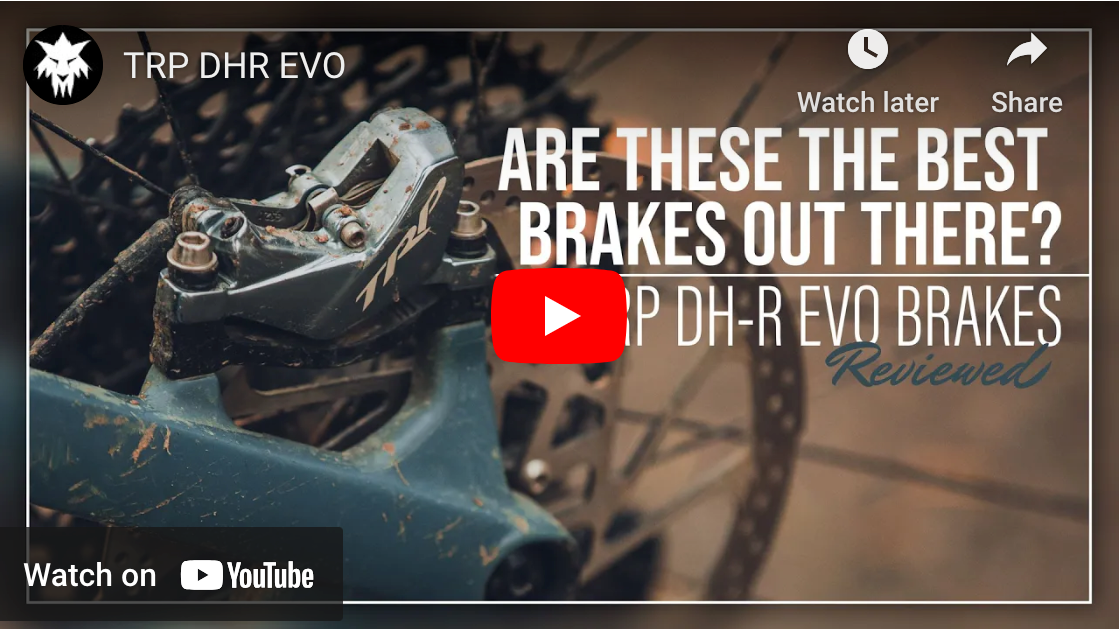 TRP brake system review screenshot from  cycling media for technical performance analysis"